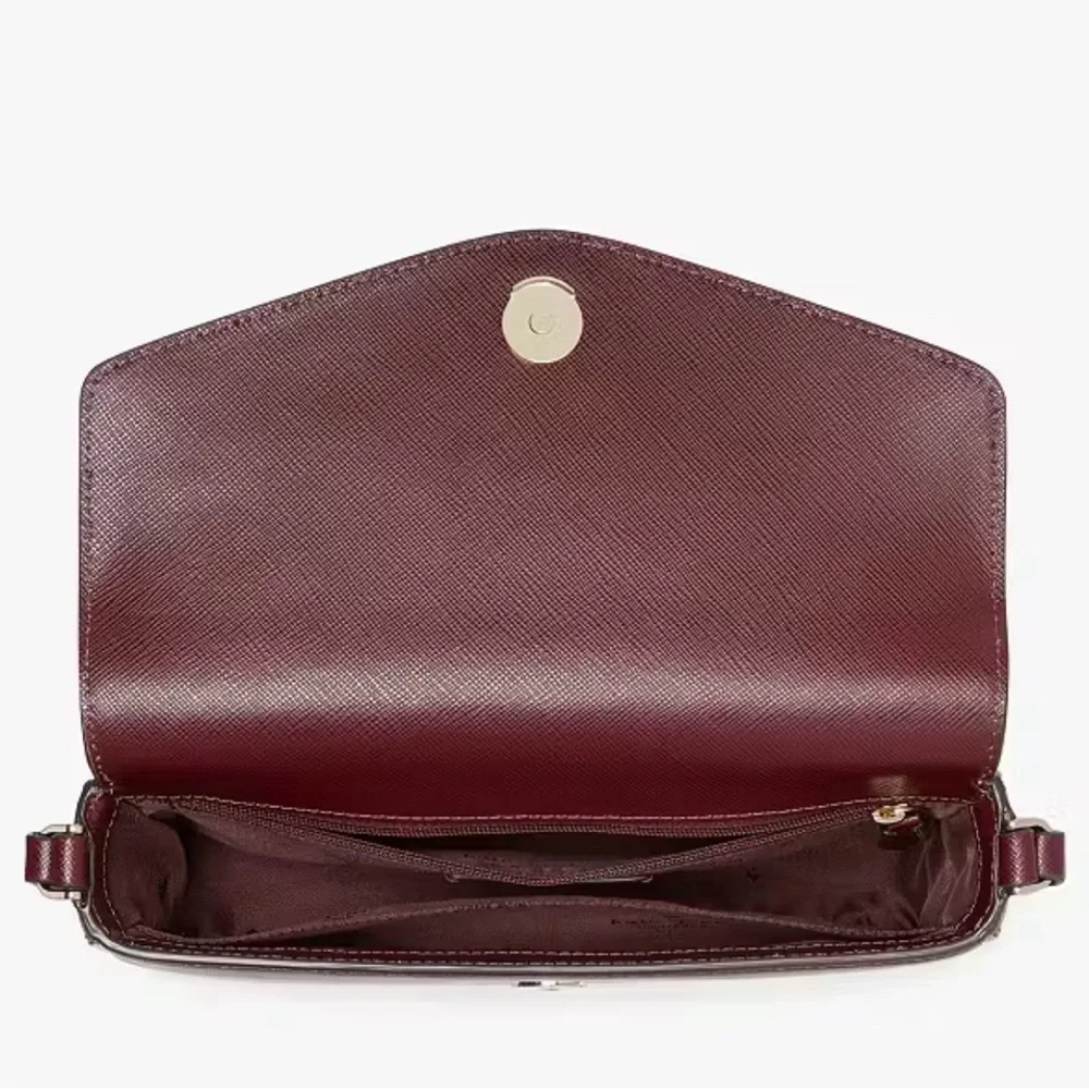 Kate Spade Sadie Envelope Crossbody Grenache